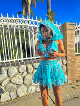 Load image into Gallery viewer, Sky Princess Micro Mini Skirt Set