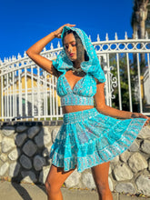 Load image into Gallery viewer, Sky Princess Micro Mini Skirt Set