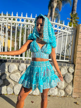 Load image into Gallery viewer, Sky Princess Micro Mini Skirt Set