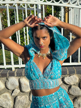 Load image into Gallery viewer, Sky Princess Micro Mini Skirt Set