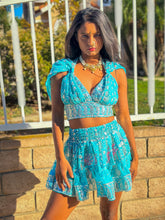 Load image into Gallery viewer, Sky Princess Micro Mini Skirt Set