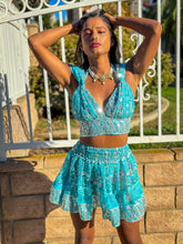 Load image into Gallery viewer, Sky Princess Micro Mini Skirt Set