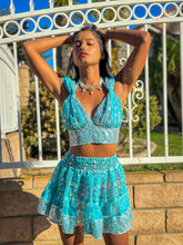 Load image into Gallery viewer, Sky Princess Micro Mini Skirt Set