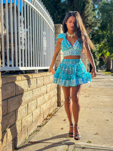 Load image into Gallery viewer, Sky Princess Micro Mini Skirt Set