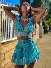 Load image into Gallery viewer, Sky Princess Micro Mini Skirt Set