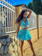 Load image into Gallery viewer, Sky Princess Micro Mini Skirt Set