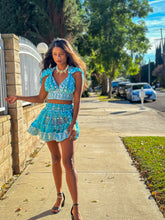 Load image into Gallery viewer, Sky Princess Micro Mini Skirt Set