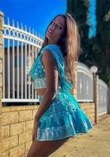 Load image into Gallery viewer, Sky Princess Micro Mini Skirt Set