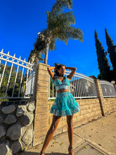 Load image into Gallery viewer, Sky Princess Micro Mini Skirt Set
