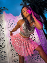 Load image into Gallery viewer, Rose Quartz Micro Mini Skirt