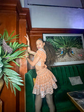 Load image into Gallery viewer, Peach Princess Micro Mini Skirt Set