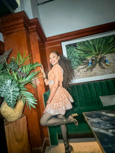 Load image into Gallery viewer, Peach Princess Micro Mini Skirt Set