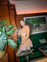 Load image into Gallery viewer, Peach Princess Micro Mini Skirt Set