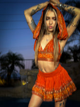 Load image into Gallery viewer, sunset princess micro mini skirt set (no border on skirt bottom)