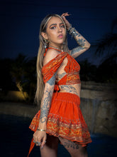 Load image into Gallery viewer, sunset princess micro mini skirt set (no border on skirt bottom)