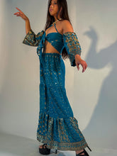 Load image into Gallery viewer, Ocean Love Sharara Pants Set