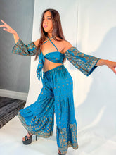 Load image into Gallery viewer, Ocean Love Sharara Pants Set