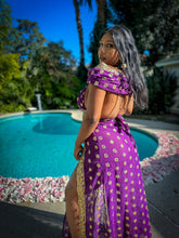 Load image into Gallery viewer, Amethyst Gold Goddess Set PLUS SIZE BIG CUP TOP