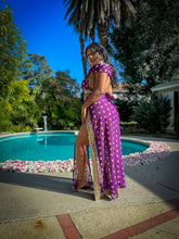 Load image into Gallery viewer, Amethyst Gold Goddess Set PLUS SIZE BIG CUP TOP