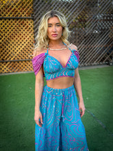 Load image into Gallery viewer, Mermaid Sparkles Sharara Pants Set