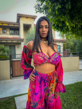 Load image into Gallery viewer, Cosmic Mimosa Sharara Pants Set