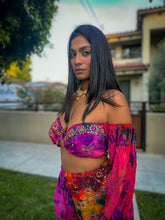 Load image into Gallery viewer, Cosmic Mimosa Sharara Pants Set