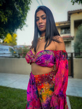 Load image into Gallery viewer, Cosmic Mimosa Sharara Pants Set