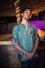 Load image into Gallery viewer, Turquoise Alchemy Button Up Unisex Top