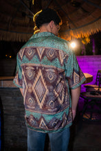 Load image into Gallery viewer, Turquoise Alchemy Button Up Unisex Top