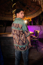 Load image into Gallery viewer, Turquoise Alchemy Button Up Unisex Top