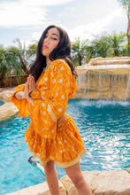 Load image into Gallery viewer, Sunrise Gold Mini Skirt Set