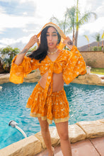 Load image into Gallery viewer, Sunrise Gold Mini Skirt Set