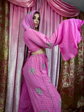Load image into Gallery viewer, Pink Angel Jasmine Lounge Set (No Slits)