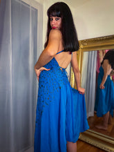 Load image into Gallery viewer, Midnight Gold Magic Dress