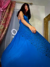 Load image into Gallery viewer, Midnight Gold Magic Dress