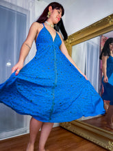 Load image into Gallery viewer, Midnight Gold Magic Dress