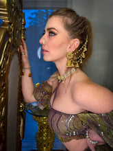 Load image into Gallery viewer, Hair Hanging Chain Jhumkas Earrings