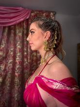 Load image into Gallery viewer, Hair Hanging Chain Jhumkas Earrings