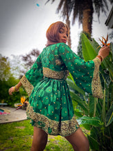 Load image into Gallery viewer, Emerald Elixir Babydoll Dress