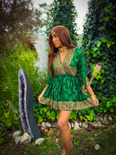 Load image into Gallery viewer, Emerald Elixir Babydoll Dress