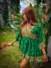 Load image into Gallery viewer, Emerald Elixir Babydoll Dress