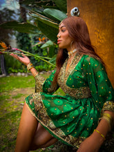 Load image into Gallery viewer, Emerald Elixir Babydoll Dress