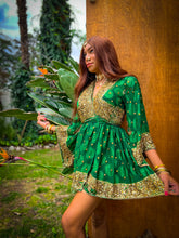 Load image into Gallery viewer, Emerald Elixir Babydoll Dress