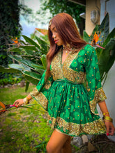 Load image into Gallery viewer, Emerald Elixir Babydoll Dress