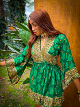 Load image into Gallery viewer, Emerald Elixir Babydoll Dress