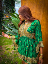 Load image into Gallery viewer, Emerald Elixir Babydoll Dress