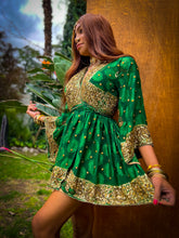 Load image into Gallery viewer, Emerald Elixir Babydoll Dress