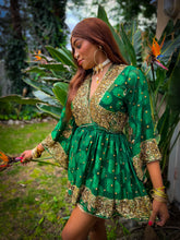 Load image into Gallery viewer, Emerald Elixir Babydoll Dress