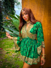 Load image into Gallery viewer, Emerald Elixir Babydoll Dress