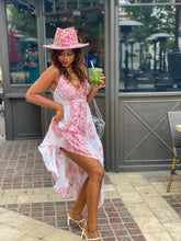 Load image into Gallery viewer, White Sanskrit Dress (with red writing)